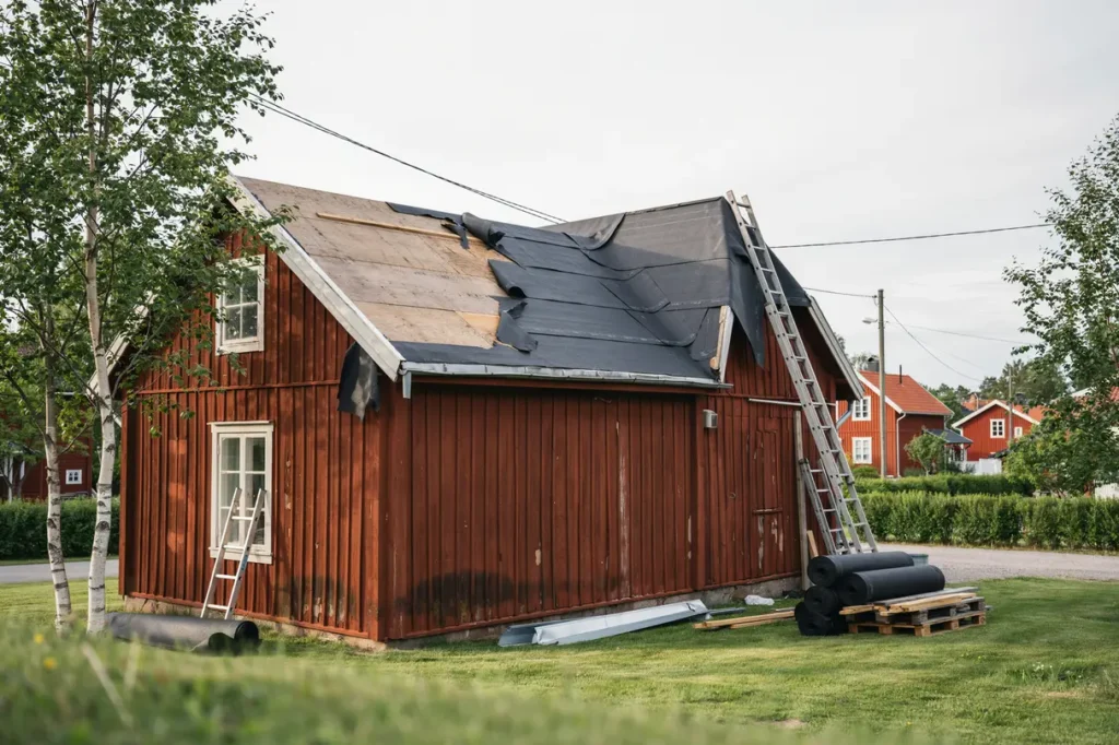 papptaksbyte p huset vad ska du t nka p